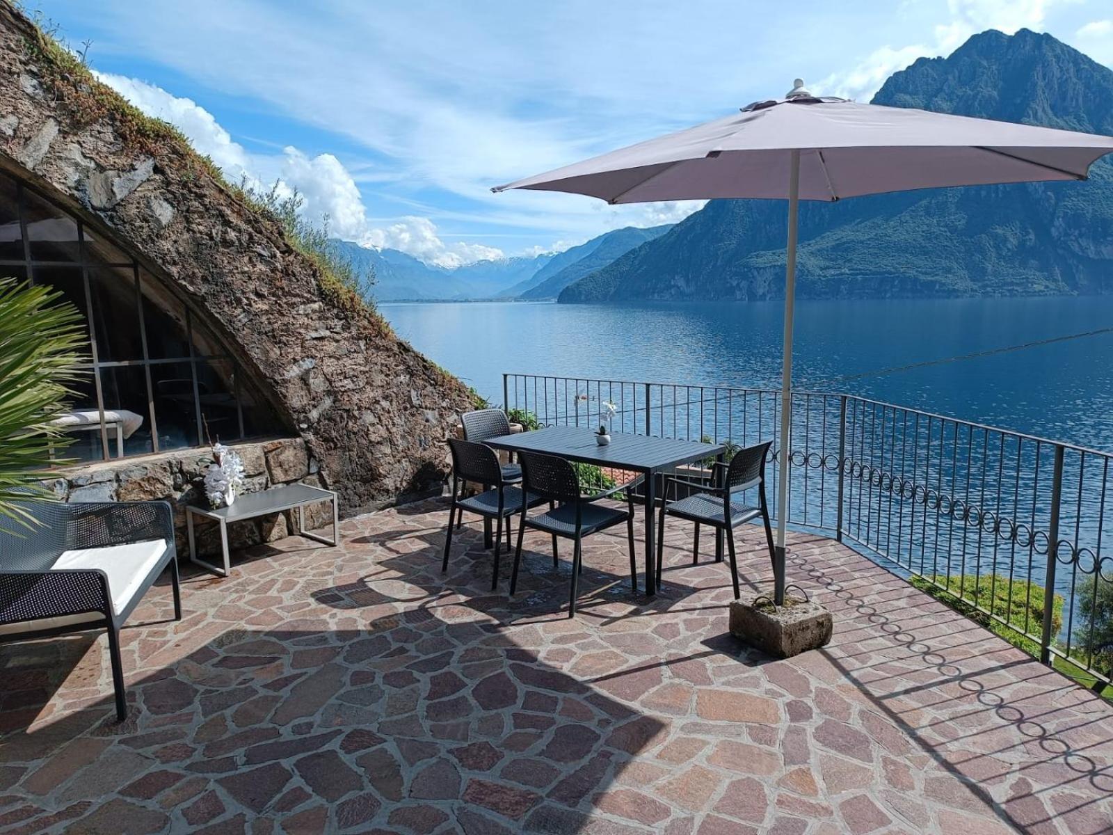 Studio Zu - Lakeside Apartment Riva di Solto Exterior foto